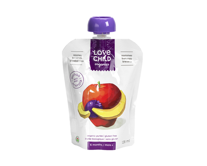 Love Child Apple Bananas Blueberries - 128ml