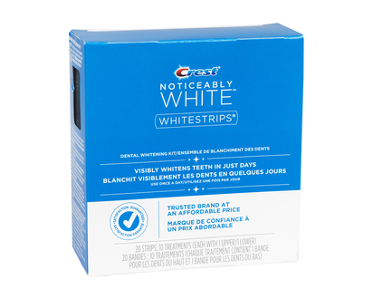 Crest Noticeably  White Whitestrips - 10 treatments