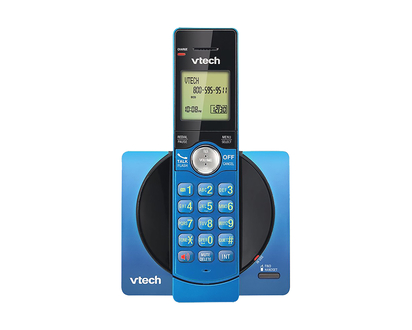 VTech Cordless Phone with Caller ID/Call Waiting - Blue - CS691915