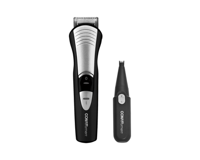 Conair for Men Cordless Trimmer with Nose and Ear Trimmer - Black - GMT187NC