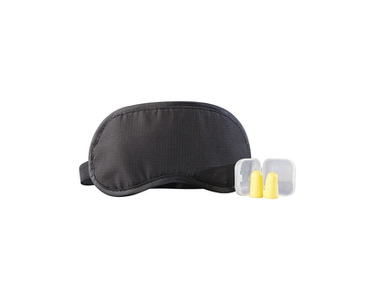Austin House Eye Mask & Ear Plugs Set - Black - AH78EM91