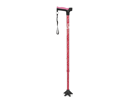 Hugo Ergonomic Derby Cane - Rosebud - 731-459