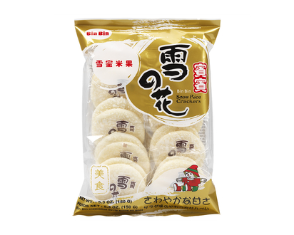 Bin Bin Snow Rice Cracker - 150g