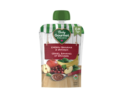 Baby Gourmet Baby Food - Cherry Banana & Spinach - 128ml