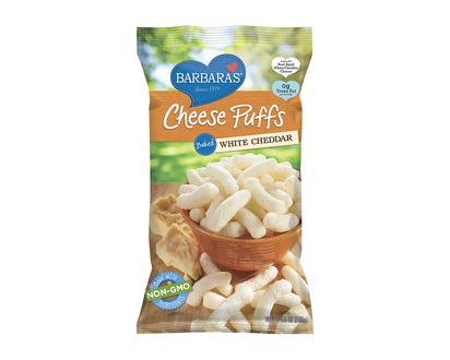 Barbara's Baked Cheese Puffs - White Cheddar - 155g