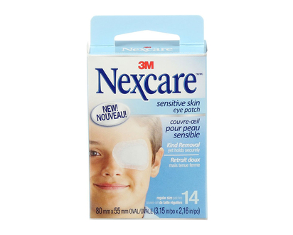 3M Nexcare Sensitive Skin Eye Patch - Regular Size - 14s