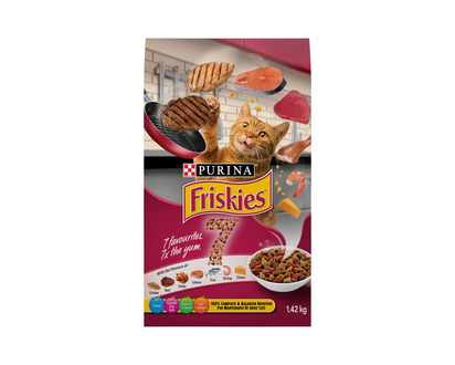 Friskies 7 Dry Cat Food - 1.42kg