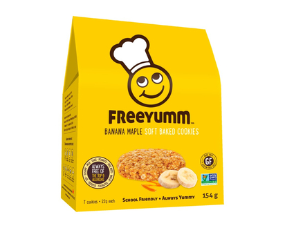Freeyumm Banana Maple Cookies - 154g
