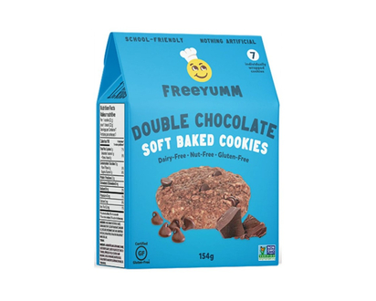 FreeYumm Soft Baked Cookies - Double Chocolate - 154g