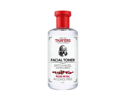 THAYERS Facial Toner Alcohol-Free - Witch Hazel with Aloe Vera Formula - Rose Petal - All Skin Types - 355mL