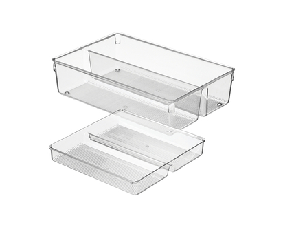 InterDesign Storage - 8 x 12 x 3in - 2 piece