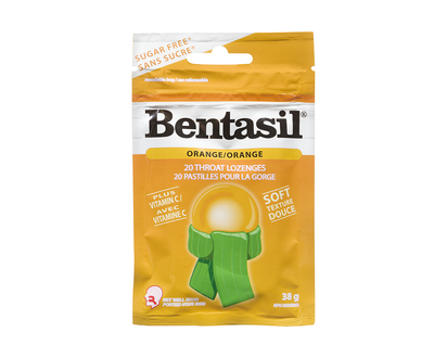 Bentasil Lozenges Soft Texture - Orange - 20s