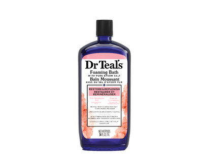 Dr Teal's Pink Himalayan Foaming Bath - Restore & Replenish - 1000ml