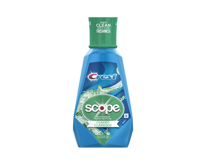 Crest Scope Mouthwash - Cool Peppermint - 1 litre