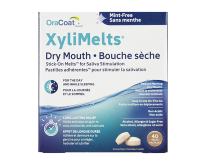 OraCoat XyliMelts Mint-Free Pastilles - 40s