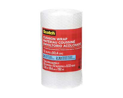 Scotch Bubble Cushion Wrap - 25 Feet