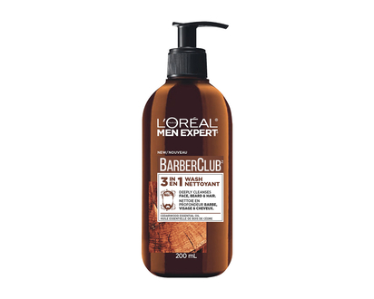 L'Oreal Men Expert BarberClub 3 in 1 Wash - 200ml