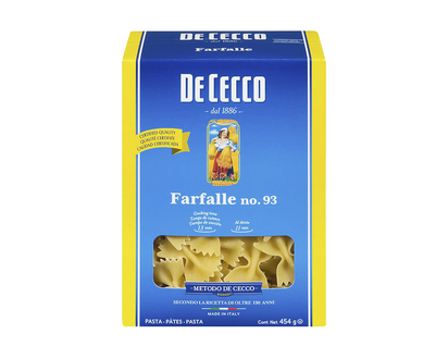 De Cecco Farfalle - 454g