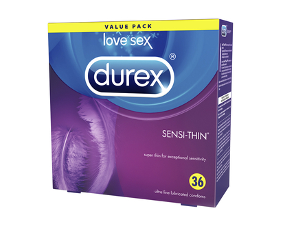 Durex Sensi-Thin Ultra Fine Lubricated Condoms - 36's