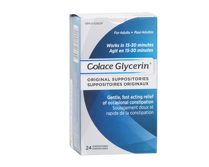 Colace Original Glycerin Suppositories - 24s