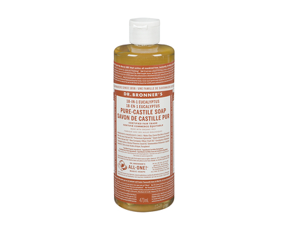Dr. Bronner's 18-in-1 Pure-Castile Liquid Soap - Eucalyptus - 473ml