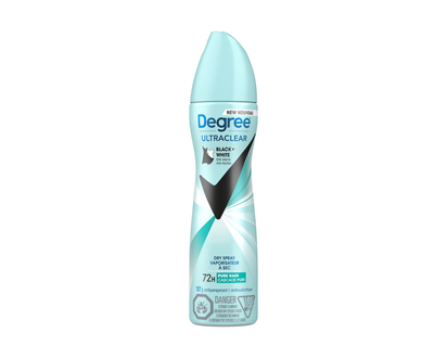 Degree Women MotionSense UltraClear Black + White Antiperspirant - Pure Rain - 107g