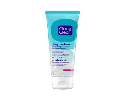 Clean & Clear Deep Action Exfoliating Cleanser - 198g