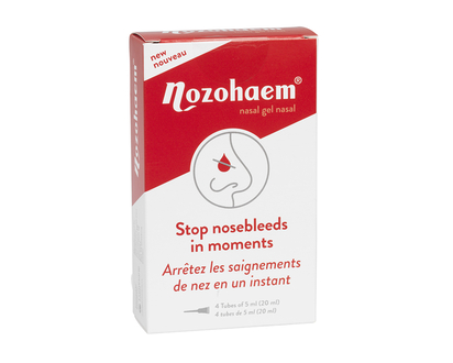 Nozohaem Nasal Gel Stop Nose Bleeds - 4 x 5ml