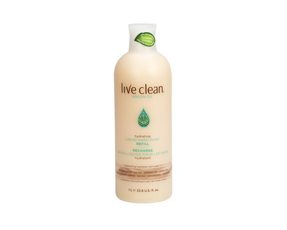 Live Clean Liquid Hand Soap Refill - Agran Oil - 1L