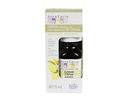 Aura Cacia Essential Oil - Lemon - 15ml