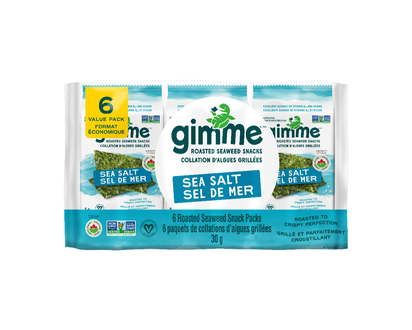 Gimme Organic Seaweed Sea Salt - 6X5g