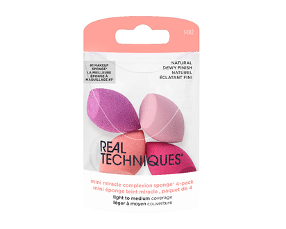 Real Techniques Miracle Mini Complexion Sponges - 4s