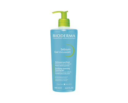 Bioderma Sebium Purifying Cleansing Foaming Gel - 500ml