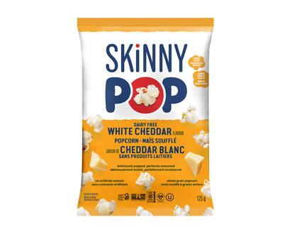 Skinny Pop Popcorn - White Cheddar - 125g