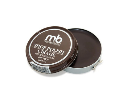 Moneysworth and Best Paste Shoe Polish Cirage Professional - Brown - 70g