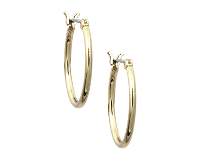Nine West Click Hoop Earrings - Gold