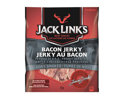 Jack Links Hickory-Smoked Bacon Jerky - 65g
