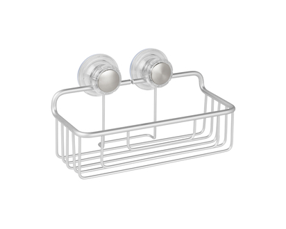 InterDesign Metro Suction Basket - Aluminum
