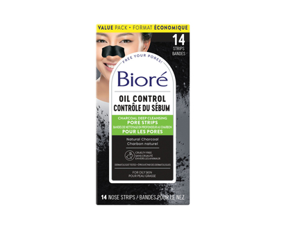 BiorÃ© Deep Cleansing Charcoal Pore Strips - 14s