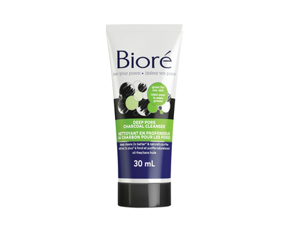 BiorÃ© Charcoal - Deep Pore Charcoal Cleanser - Foam - 30ml