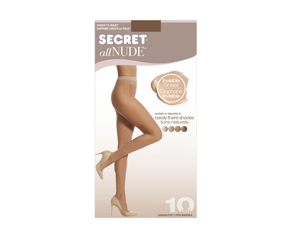 Secret Ultra Sheer Pantyhose - Light Nude - C
