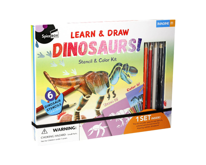 IMAGINE IT DINOSAUR STENCILS