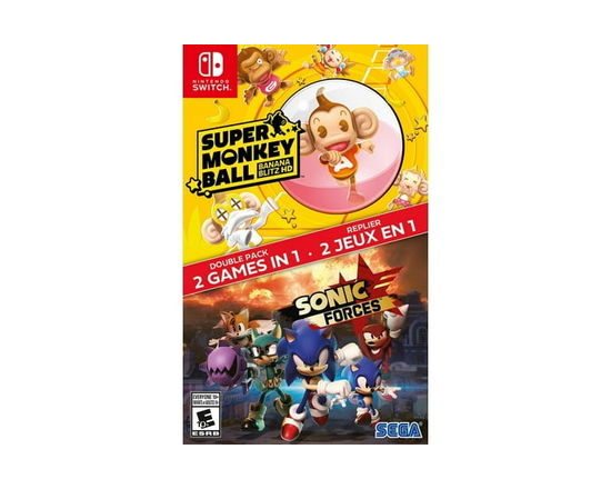 Sonic Forces / Super Monkey Ball Banana Blitz HD Double Pack (Nintendo Switch)