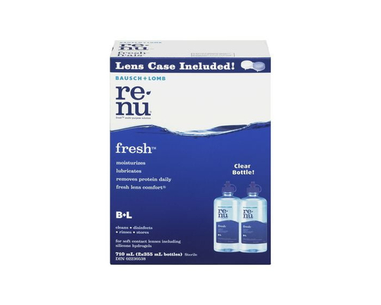 Bausch + Lomb Renu Fresh Multi-Purpose Contact Lens Solution Twin Pack