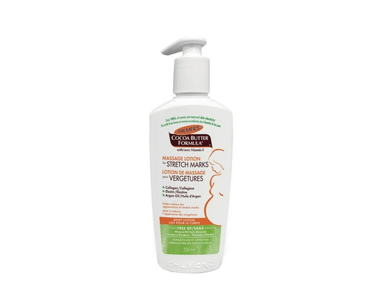 Palmer's® Cocoa Butter Formula® Cocoa Butter Massage Lotion for Stretch Marks and Pregnancy Skin Care. Helps visibly improve skin elasticity and reduc