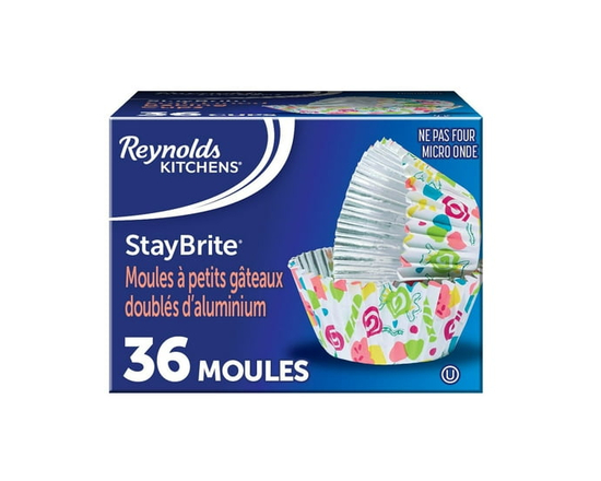 Reynolds StayBrite Baking Cups, Treats Ornament, 36 Cups