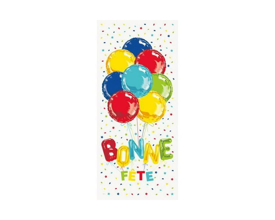 Unique Industries' Bright Bonne Fête Door Poster, 27" x 60" - 27*60