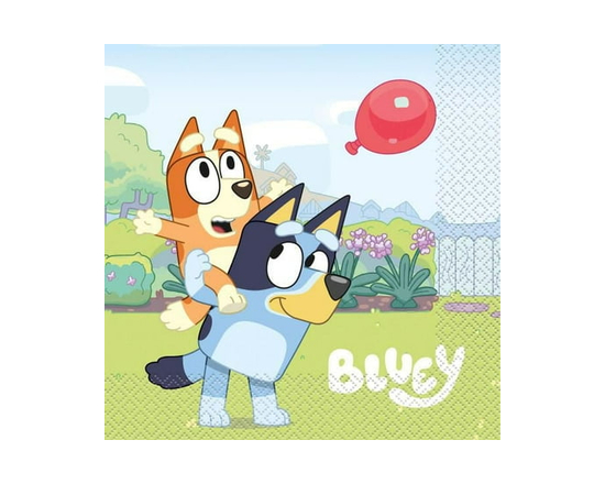 Bluey Lunch Napkins 16ct - 9"