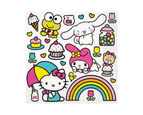 Hello Kitty serviettes, 16 compte