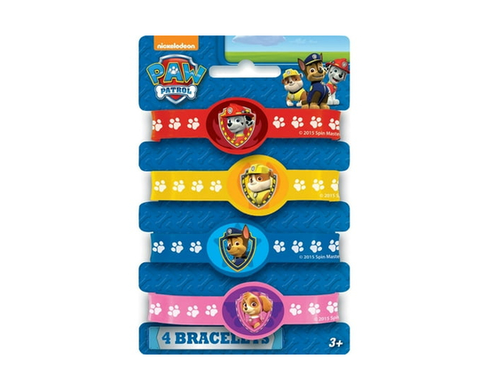 Bracelets extensibles Paw Patrol, 4 ct